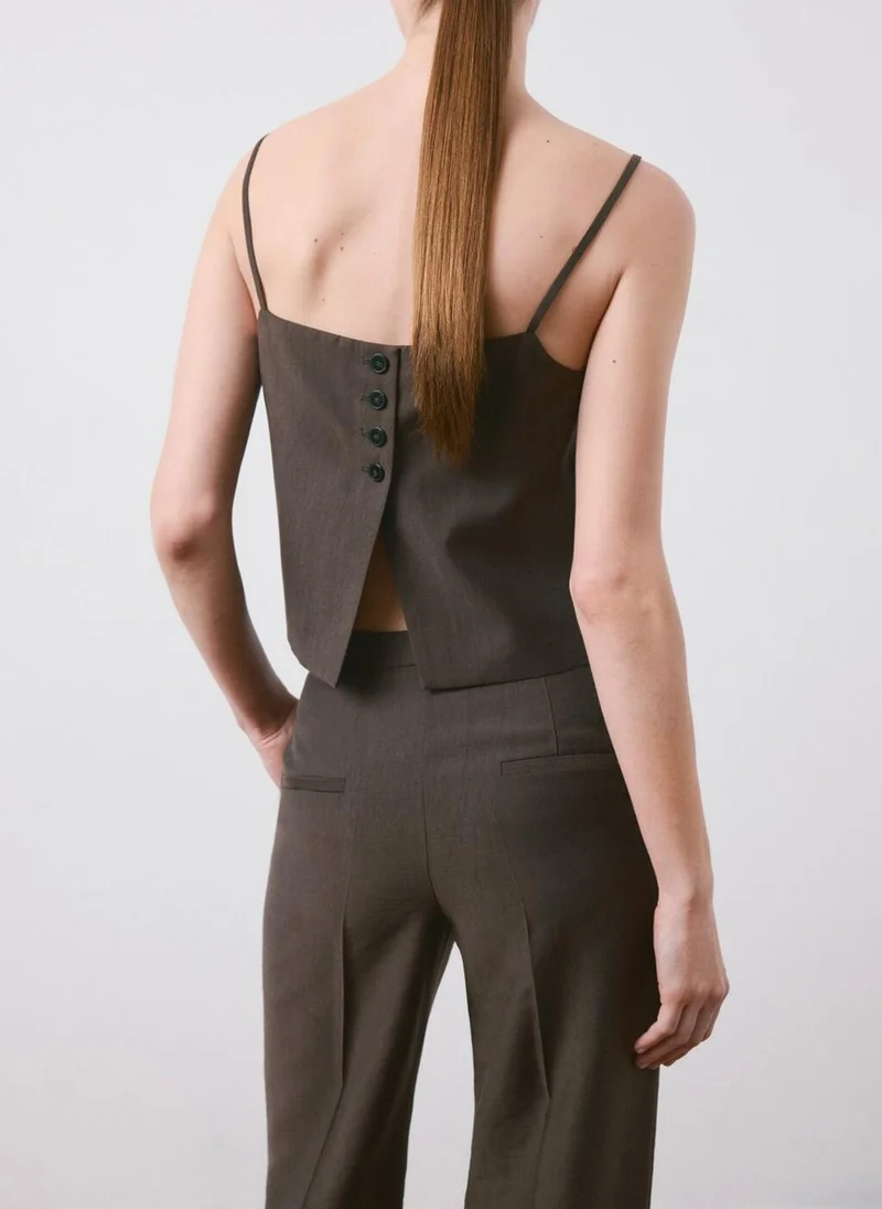 مانجو Lyocell suit waistcoat