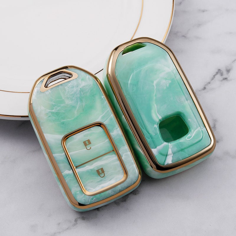 Suitable For Honda Key Set Civic Tenth Generation Accord Haoying Crown Road Crv English Poetry School Urv Enjoy Domain Ling School Shell Buckle Bag - Image 1