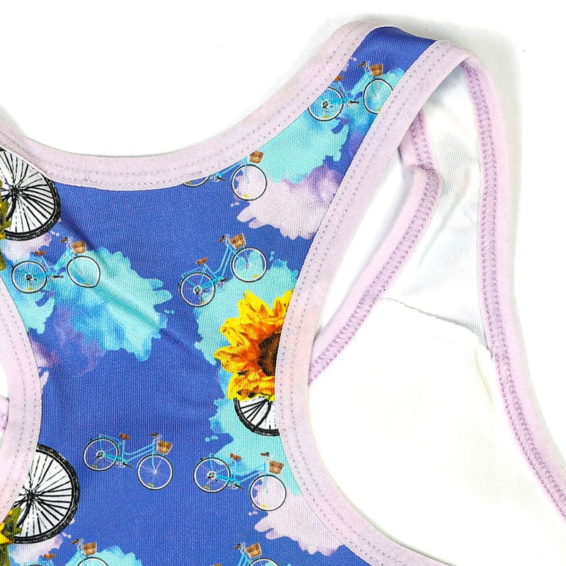 BiggDesign Nature Bustier, Natur- und Fahrradthema, M, Damenbekleidung, Sportbekleidung, modernes Design, Sportler-BH, bequeme Form, Women's Sports Bustier - Image 3
