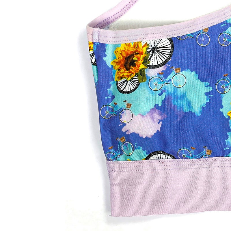 BiggDesign Nature Bustier, Natur- und Fahrradthema, M, Damenbekleidung, Sportbekleidung, modernes Design, Sportler-BH, bequeme Form, Women's Sports Bustier - Image 4