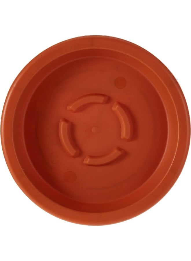 Cosmoplast 12" With Tray Terracotta - Image 2