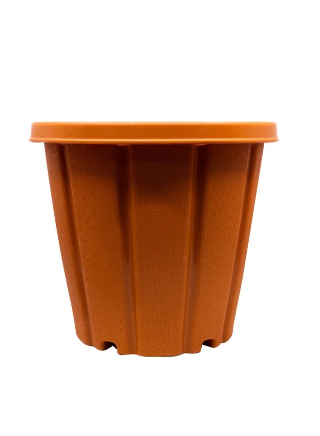 Cosmoplast 12" With Tray Terracotta - Image 1