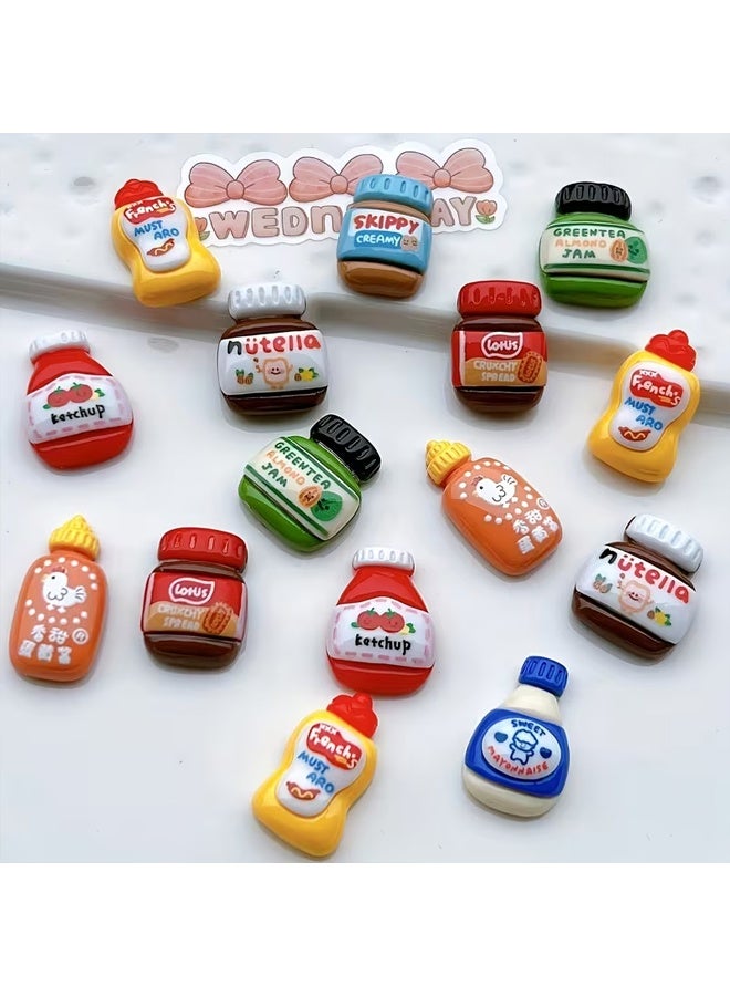 Zeemey 32PCS fridge magnets, Kawaii Cartoon DIY fridge magnets, Cute decorative fridge magnets, DIY phone case decorations, personalized fridge magnets for kitchen office Whiteboard lockers and dishwashers, kitchen decor, home decor - Image 3