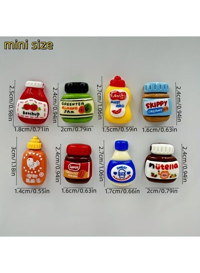 Zeemey 32PCS fridge magnets, Kawaii Cartoon DIY fridge magnets, Cute decorative fridge magnets, DIY phone case decorations, personalized fridge magnets for kitchen office Whiteboard lockers and dishwashers, kitchen decor, home decor - Image 5