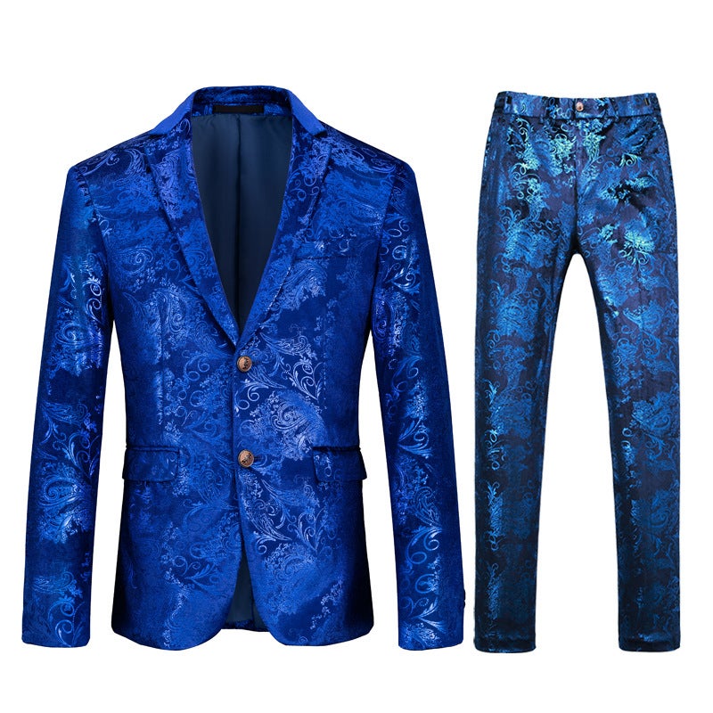Men'S Performance Suit Suit [Plus Size Two-Piece Suit] British Style Men'S Suit T75 - Image 4