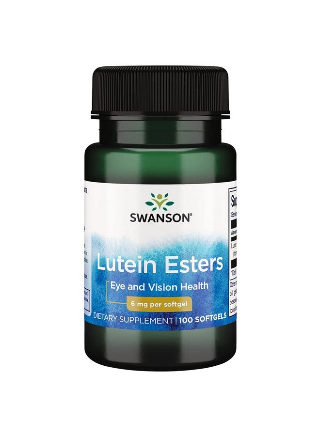 SWANSON Lutein 6 Milligrams 100 Sgels - Image 1