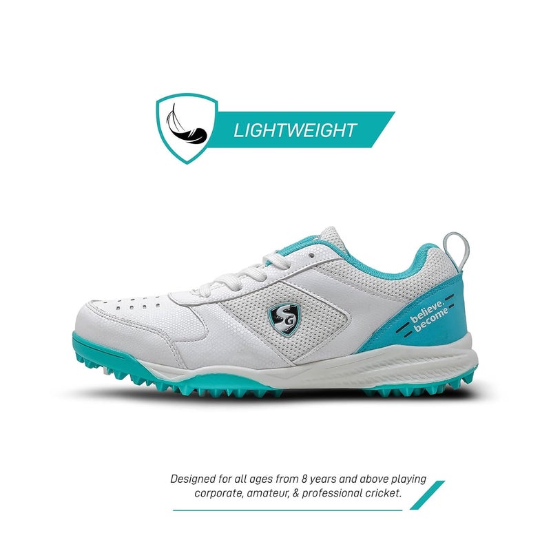 SG Men's Shoes Fusion Teal/White No 7 Enhanced Comfort and Performance for The Perfect Game, 7 UK - Image 3
