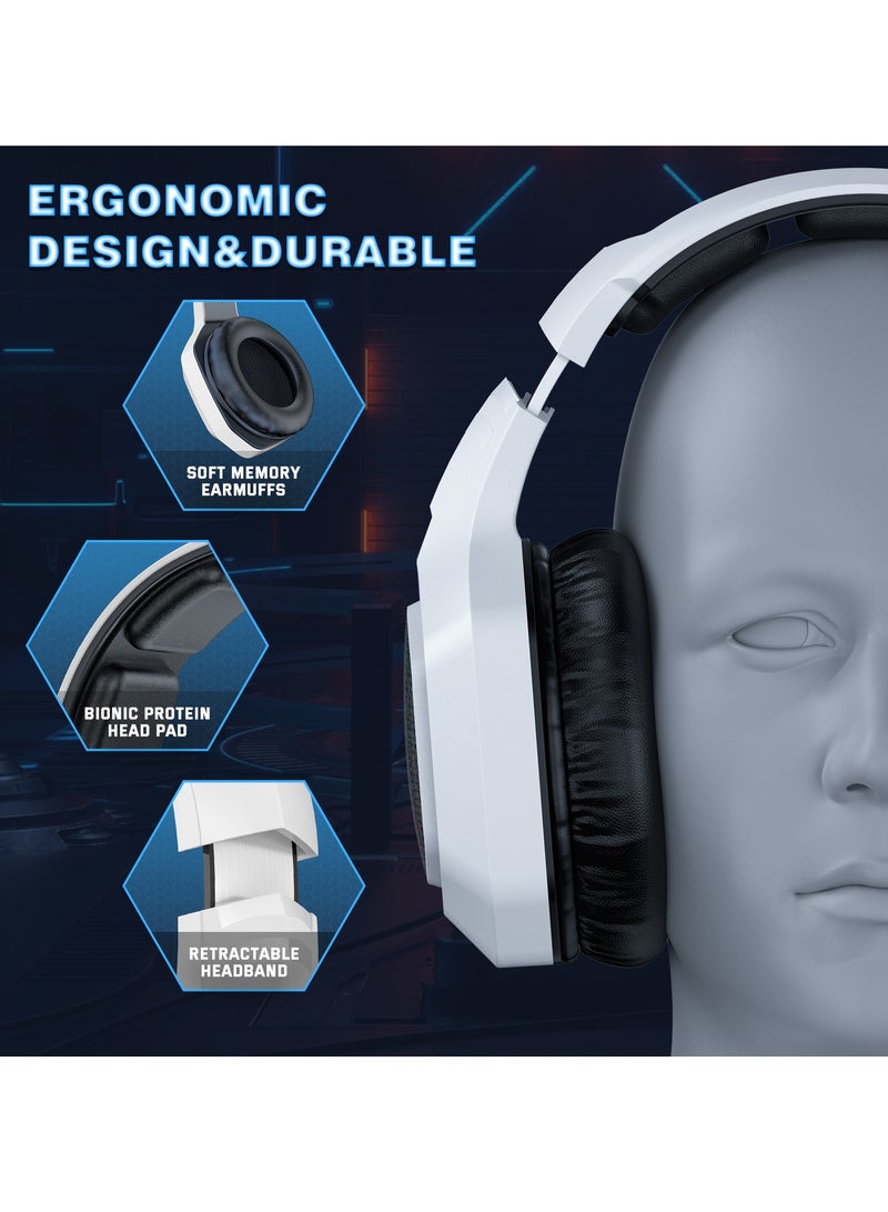 onikuma B100 Gaming Headset 2.4G/Bluetooth/Wired Headset for PC/PS4/PS5/XOne/X Series/Nintendo Switch/Mobile - Image 5