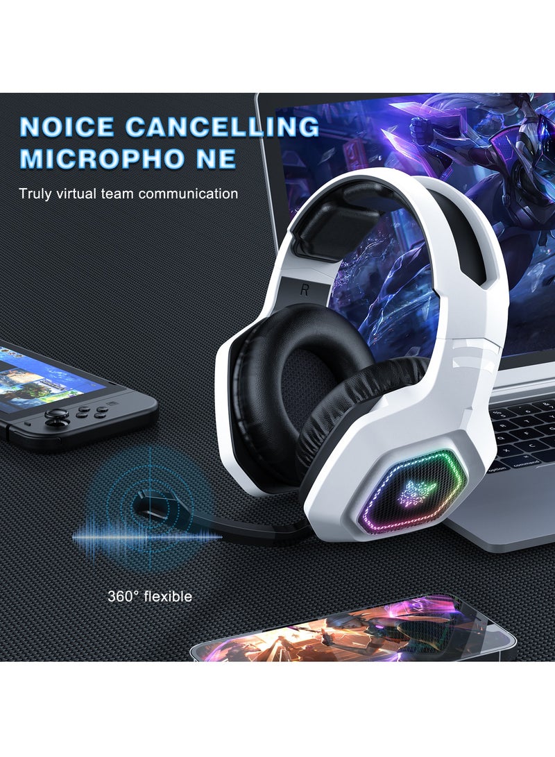 onikuma B100 Gaming Headset 2.4G/Bluetooth/Wired Headset for PC/PS4/PS5/XOne/X Series/Nintendo Switch/Mobile - Image 4