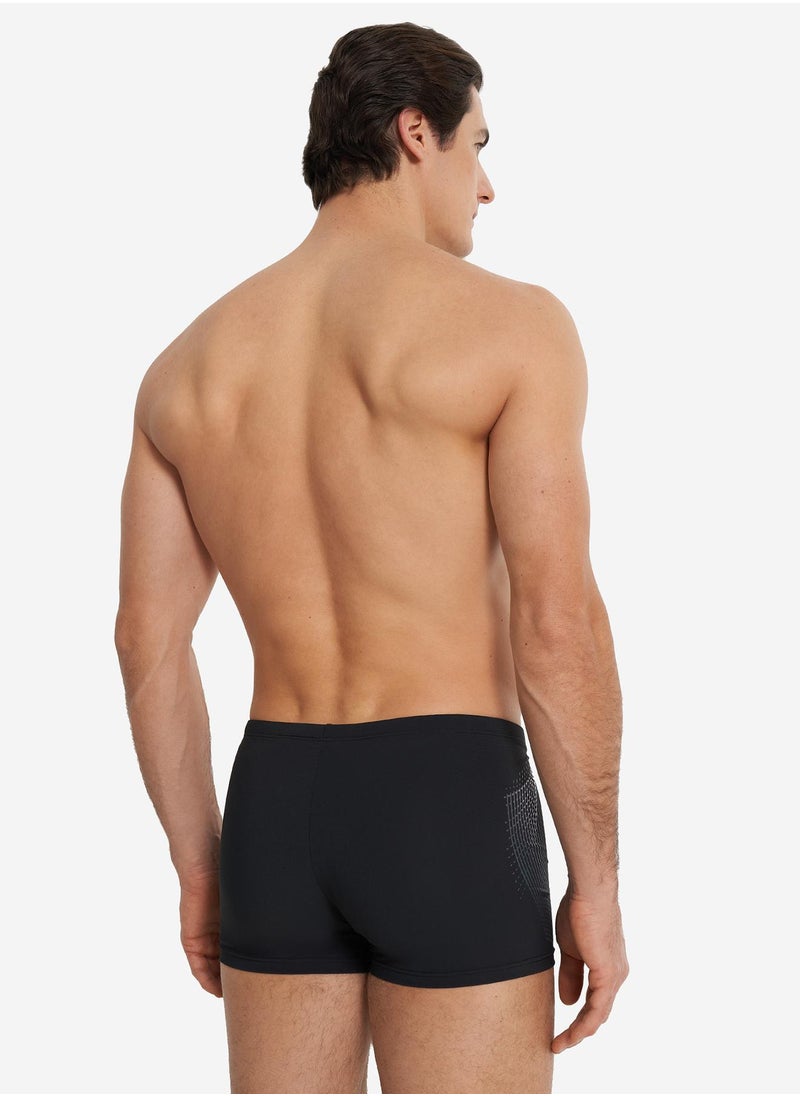 Joss Joss Men's Swimming Trunks-Shorts Black – Recycled Polyamide, Aquaforce Fabric with Lycra XtraLife, Chlorine & Seawater Resistant, Adjustable Fit  - Image 2