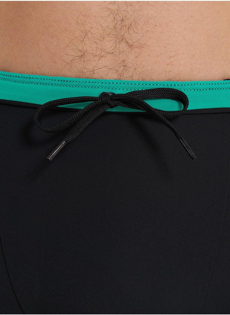 Joss Joss Men's Swimming Trunks-Shorts Black – Recycled Polyamide, Aquaforce Fabric with Lycra XtraLife, Chlorine & Seawater Resistant, Adjustable Fit  - Image 3
