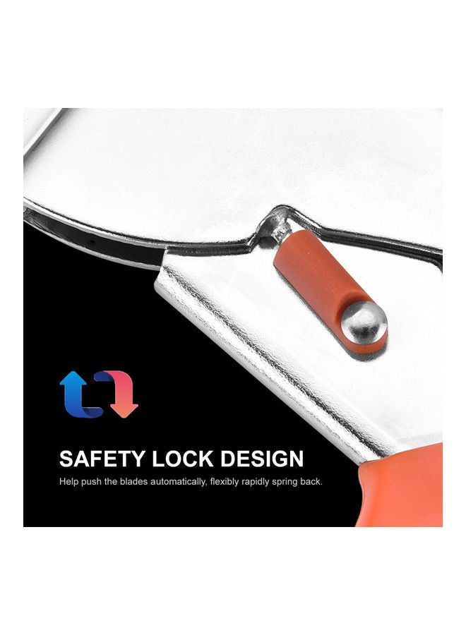 نيبمينينت مقص تقليم بشفرة فولاذية من سيكيتورس مع مقابض مريحة لأعمال البستنة الاحترافية برتقالي 25.00 x 2.00 8.00سم - Image 2