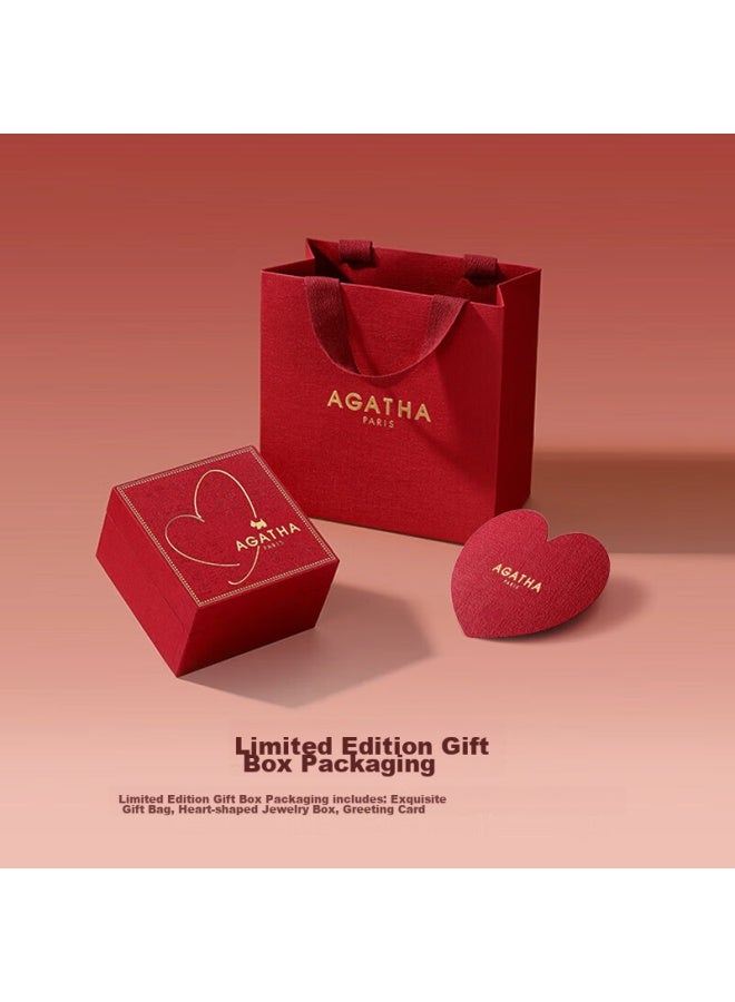 Agatha Light Luxury Heart-shaped Dog Silver Necklace For Women Elegant Present For Girlfriend - Image 5