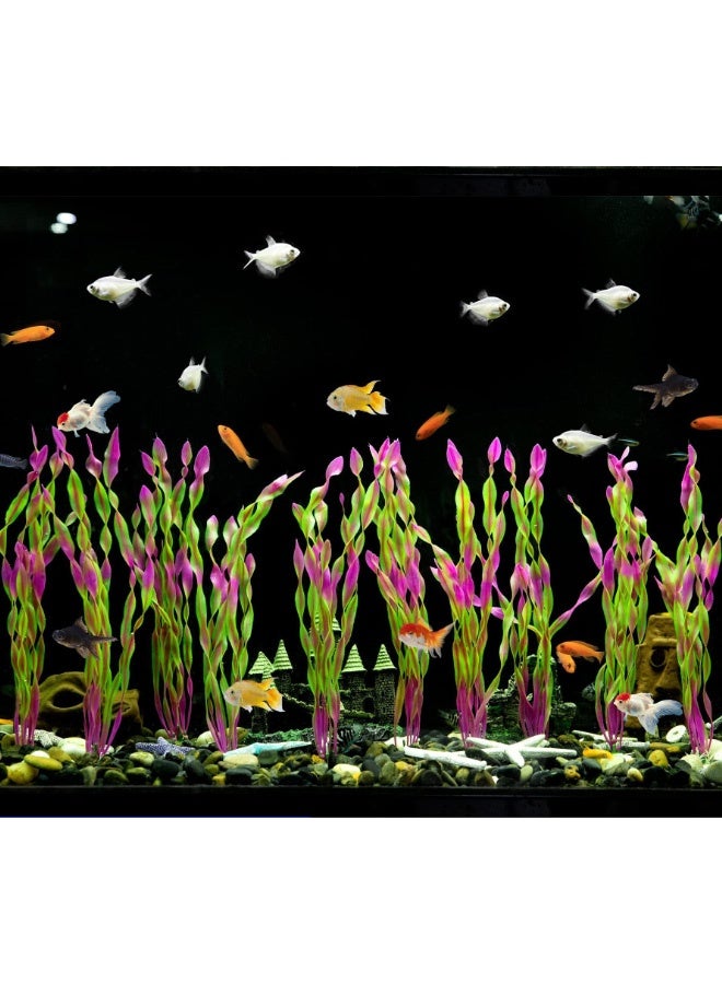 GMORO 10pcs Artificial Seaweed Tall Water Plants for Aquarium Lifelike Decor Fish Tank Plants Aquarium Plant Decorations - Image 5