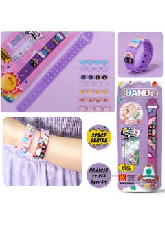 Sienon Bracelets 6Pcs, Kids Building Blocks Dots Bracelets, Diy Creative Craft Bracelet Making Kit For Kids, Friendship Bracelets, Dots Construction Toys Kit For Birthday Holiday Gift For Girls Boys  - Image 3