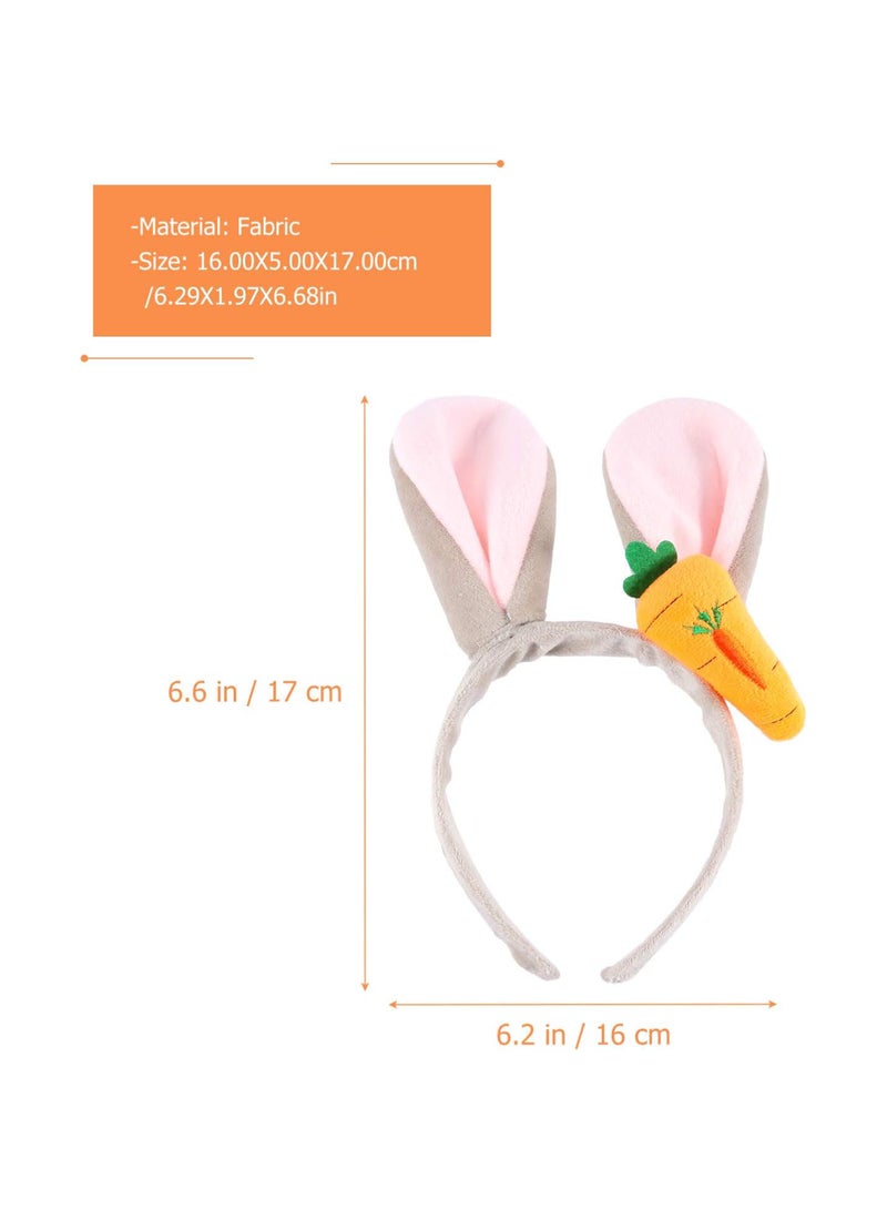 GGOOT 2Pcs Dog Cat Bunny Ears Easter Puppy Toy Kit Doggie Easter Costume Easter Bunny Ears Headband Pet Party Costume - Image 2