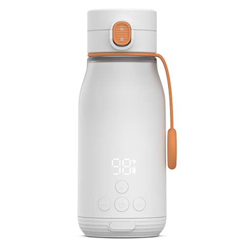 Quark BuubiBottle Portable Milk Warmer for Baby by Quark - Rechargeable USB Bottle Warmer for Breastmilk, Water & Formula - Precise Temperature Control up to 122ºF - Breast Milk Warmer with LED Display - Image 1