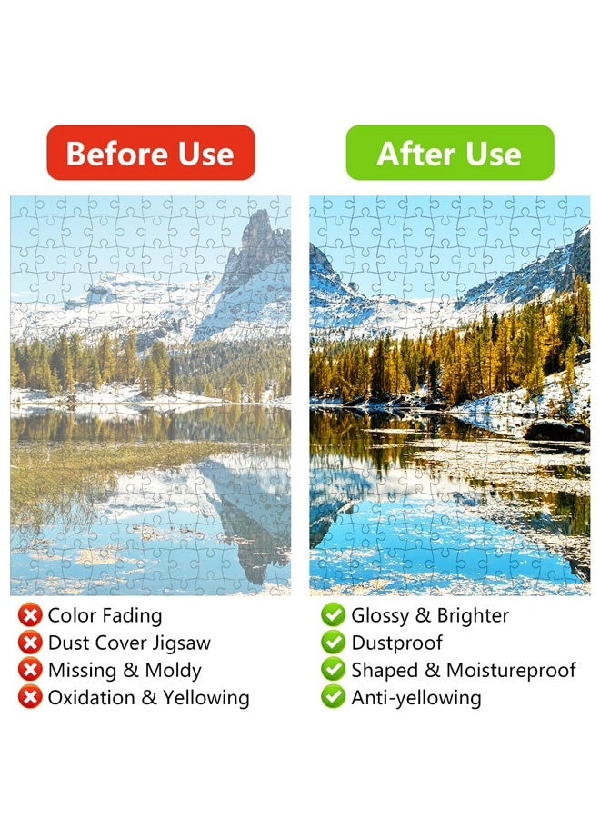 120ML Jigsaw Puzzle Glue Clear for Adults and Children, PVA Quick Dry, Non Toxic, Water Soluble, Anti Moisture, Puzzle Preserver Sealer for 2000 Pieces Puzzles - Image 4