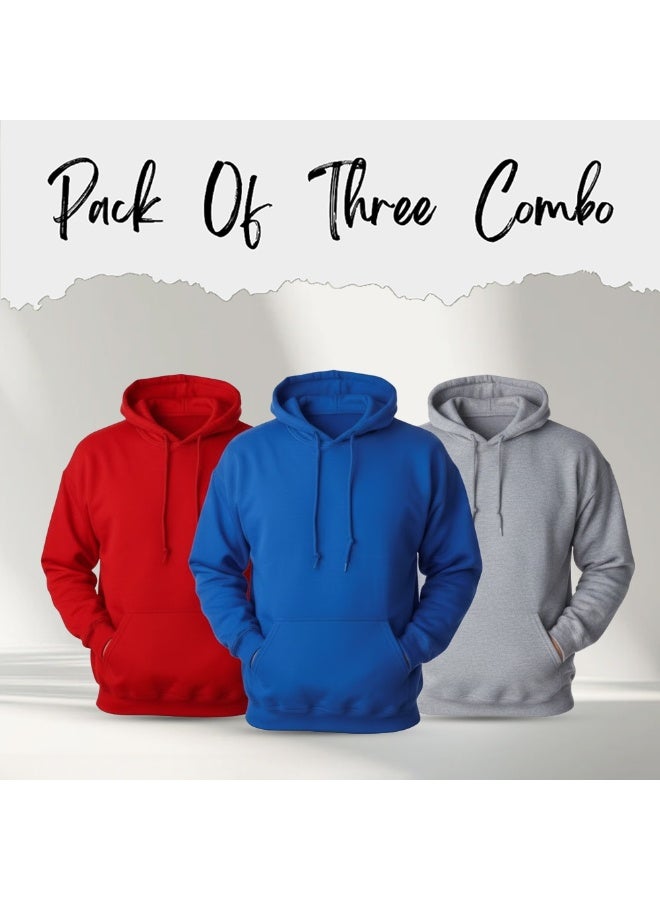 برينت شوب فور مي هوديي للرجال - بلوفر كلاسيكي بقلنسوة للرجال - هودي ناعم ومريح للارتداء اليومي، بدون سحاب، سويت شيرت دافئ وأنيق للخريف والشتاء - Image 3