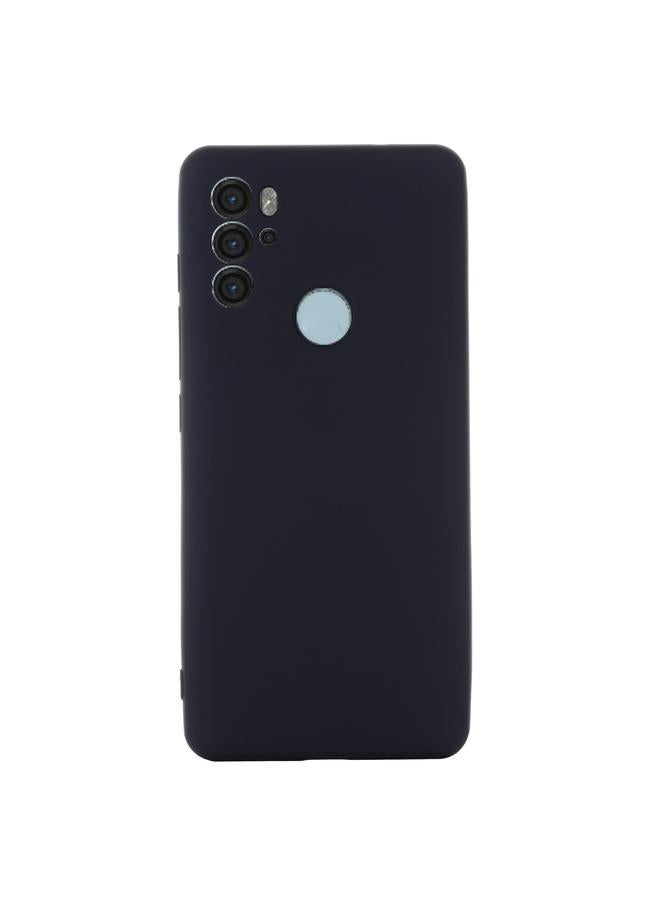 S-TOP Case For Motorola Moto G60S Pure Color Liquid Silicone Shockproof Full Coverage Phone Case - Image 2