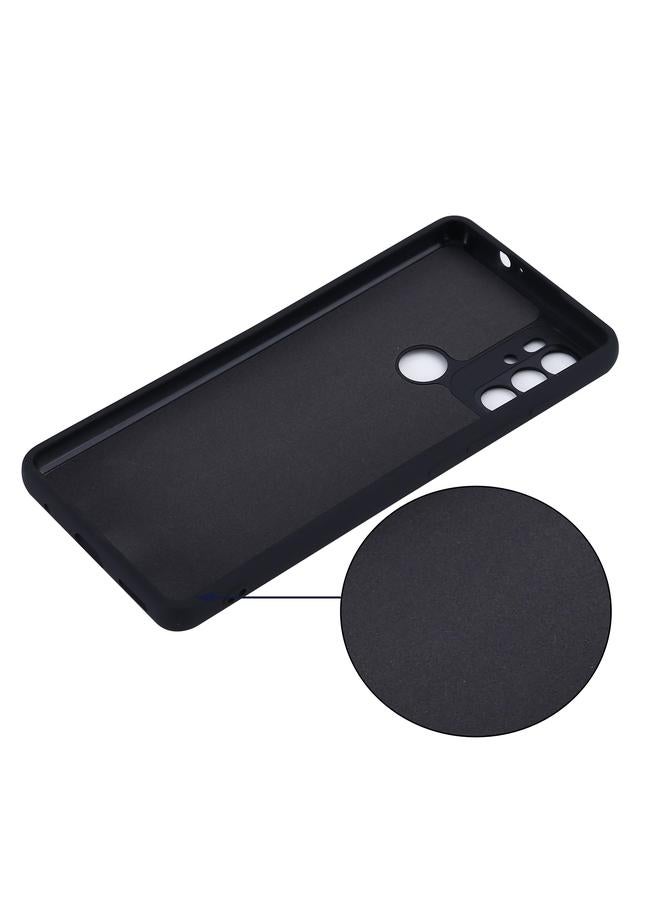 S-TOP Case For Motorola Moto G60S Pure Color Liquid Silicone Shockproof Full Coverage Phone Case - Image 4