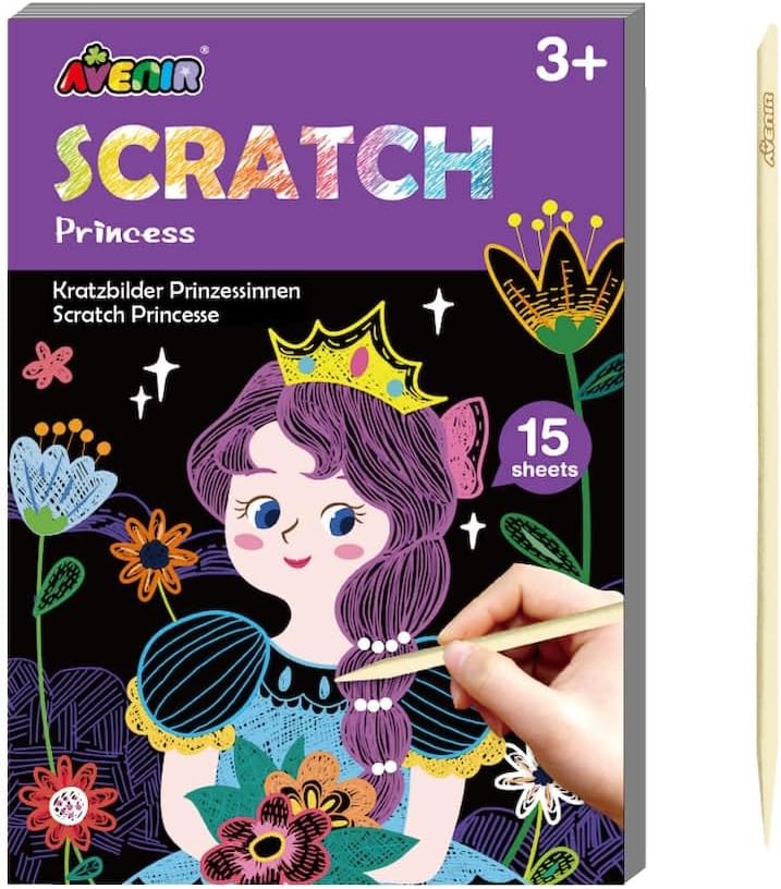 Avenir Mini Scratch Book-Princess