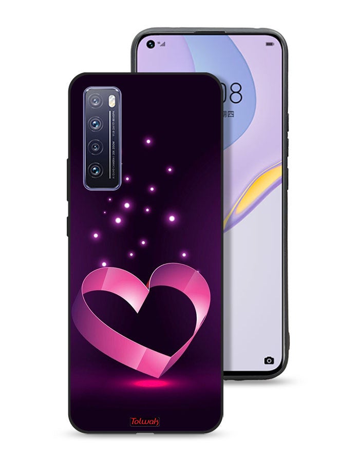 Tolwak Huawei nova 7 5G Protective Case Cover Heart Art - Image 1