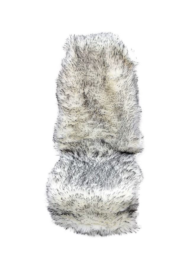 Agc - 2 Piece Sheepskin Fur Car Seat Covers Universal Size Long Wool Car Seat Cushion for Adult Man and Women - Image 1