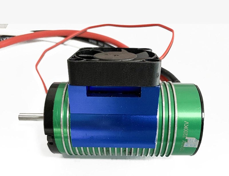 klarako 42mm Motor Heat Sink 4274 4282 Motor Replace Parts Radiator Cooling Fan for Typhonrc Model Car Upgrade Parts , Red - Image 5