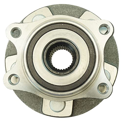 TRQ Front Wheel Hub Bearings Assembly Set Compatible with 2009-2017 Lexus LS460 2008-2016 LS600h - Image 4