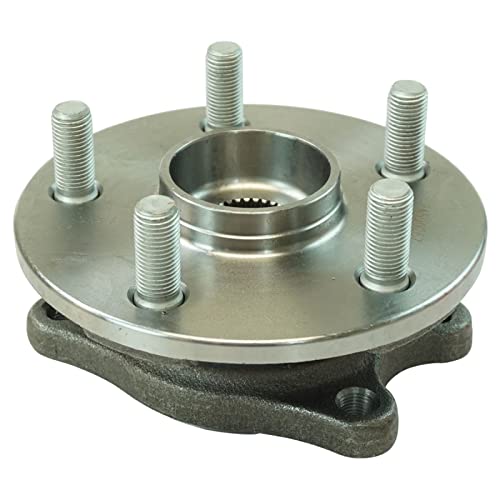 TRQ Front Wheel Hub Bearings Assembly Set Compatible with 2009-2017 Lexus LS460 2008-2016 LS600h - Image 5