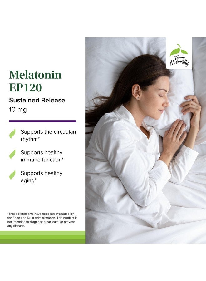 Terry Naturally Terry Naturally Melatonin EP 120 10mg - Sleep Support Supplement with Antioxidants - Gluten-Free Supplement for Healthy Sleep - Dietary Supplement to Aid Healthy Aging & Immune Health - 60 Tablets  - Image 3