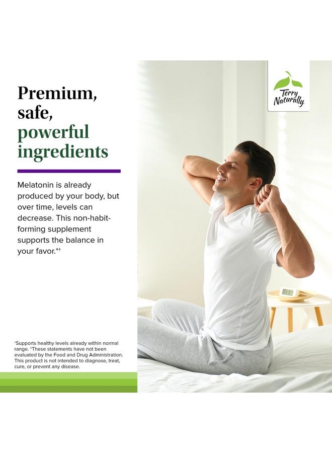 Terry Naturally Terry Naturally Melatonin EP 120 10mg - Sleep Support Supplement with Antioxidants - Gluten-Free Supplement for Healthy Sleep - Dietary Supplement to Aid Healthy Aging & Immune Health - 60 Tablets  - Image 5