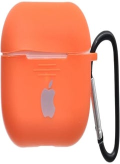 G-Power Silicone Airpod Protective Case Containing Safe Edges With Simple Design And Easy Install For Airpods Pro 2 - Orange