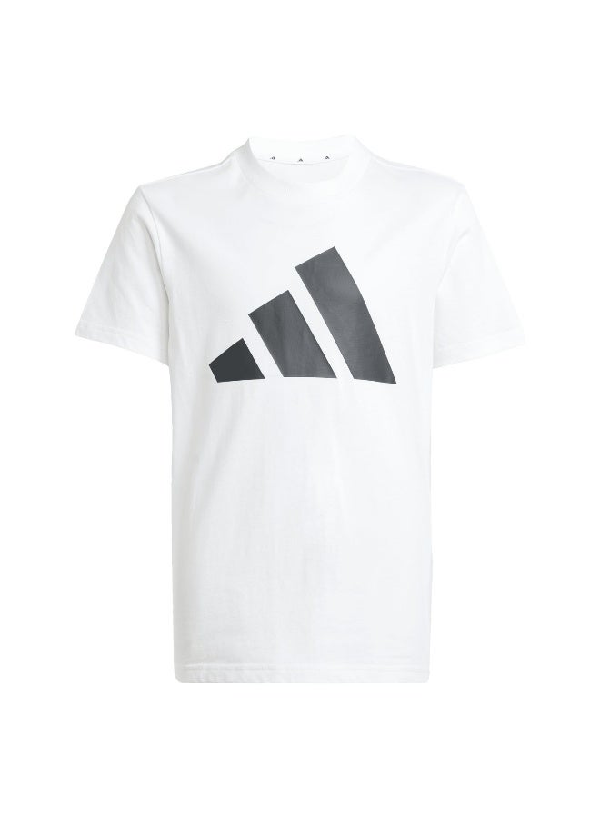 Adidas J Bl T-Set White Training Suits For Junior 7-8Y - Image 1