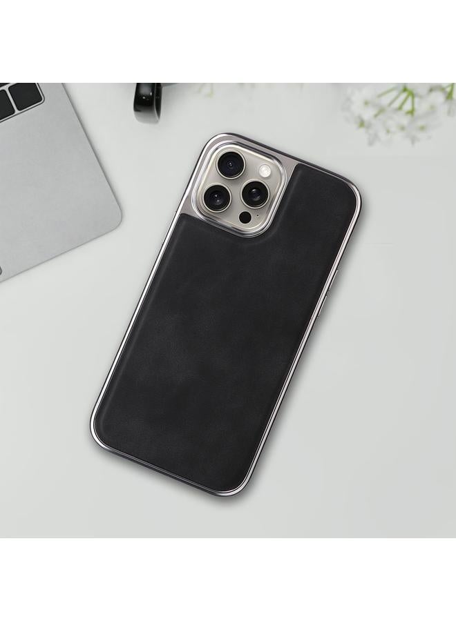 اس-توب جراب لهاتف iPhone 13 Pro Max مطلي كهربائيًا من الجانب PU هجين TPU MagSafe جراب هاتف - Image 2