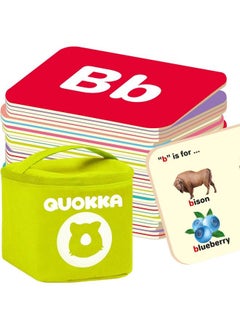 quokka Abc Learning Flash Cards For Toddlers 2 4 Years 120 Flashcards For Kids 1 2 In A Bag By Quokka Alphabet Numbers Letters Preschool Activities Ages 4 8 Speech Therapy Toys 1 3 5 Yo  - Image 1