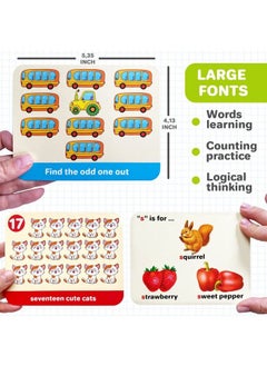 quokka Abc Learning Flash Cards For Toddlers 2 4 Years 120 Flashcards For Kids 1 2 In A Bag By Quokka Alphabet Numbers Letters Preschool Activities Ages 4 8 Speech Therapy Toys 1 3 5 Yo  - Image 4