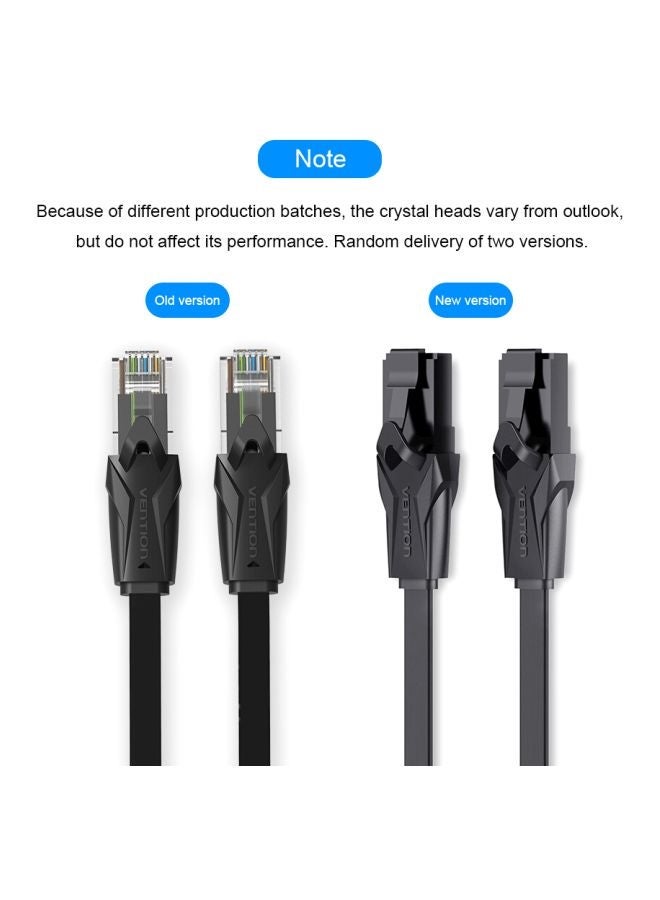NIBEMINENT Cat 6 Ethernet Network Cable Black - Image 3