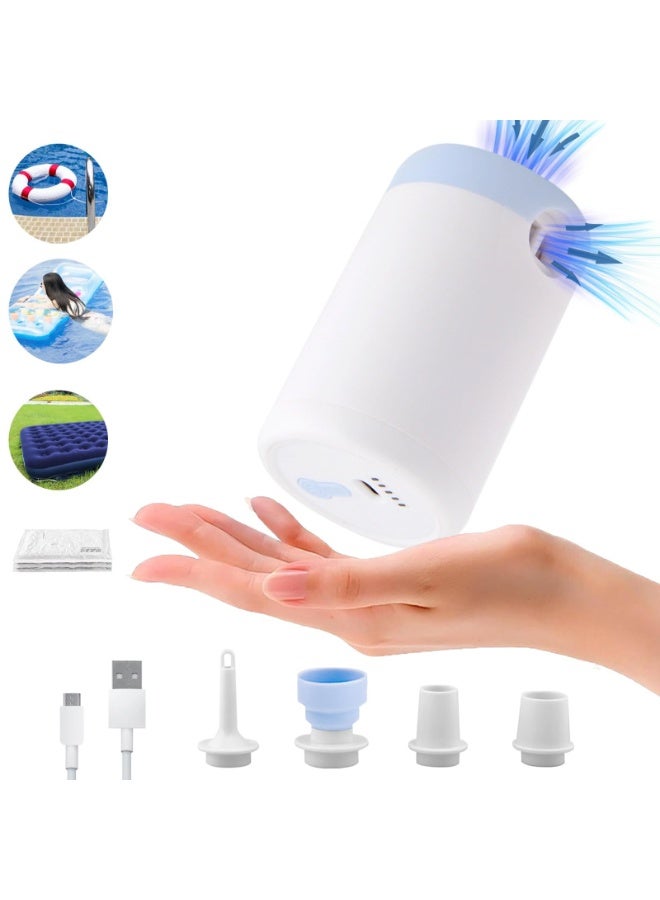 Hihonor Cordless Electric Pump for Vacuum Storage Bags, 1500mAH Vacuum Pump for Storage Bags, Portable Vacuum Travel Bag Air Pump for Shrinking Clothes, Air Mattresses, Swimming Rings - Image 1