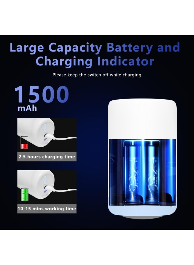 Hihonor Cordless Electric Pump for Vacuum Storage Bags, 1500mAH Vacuum Pump for Storage Bags, Portable Vacuum Travel Bag Air Pump for Shrinking Clothes, Air Mattresses, Swimming Rings - Image 5