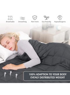 Fabienne Weighted Blanket 15lbs Single Size Adult Heavy Blanket 60"x80" Anxiety Relief Autism Therapy Insomnia Stress Relief Blanket White 6.8Kg 150x200cm  - Image 4