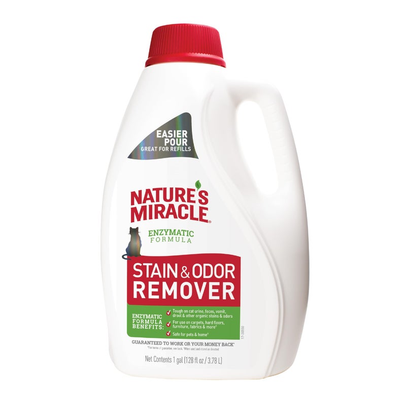 Nature's Miracle Stain and Odor Remover Cat, Odor Control Formula, Pour - Image 1
