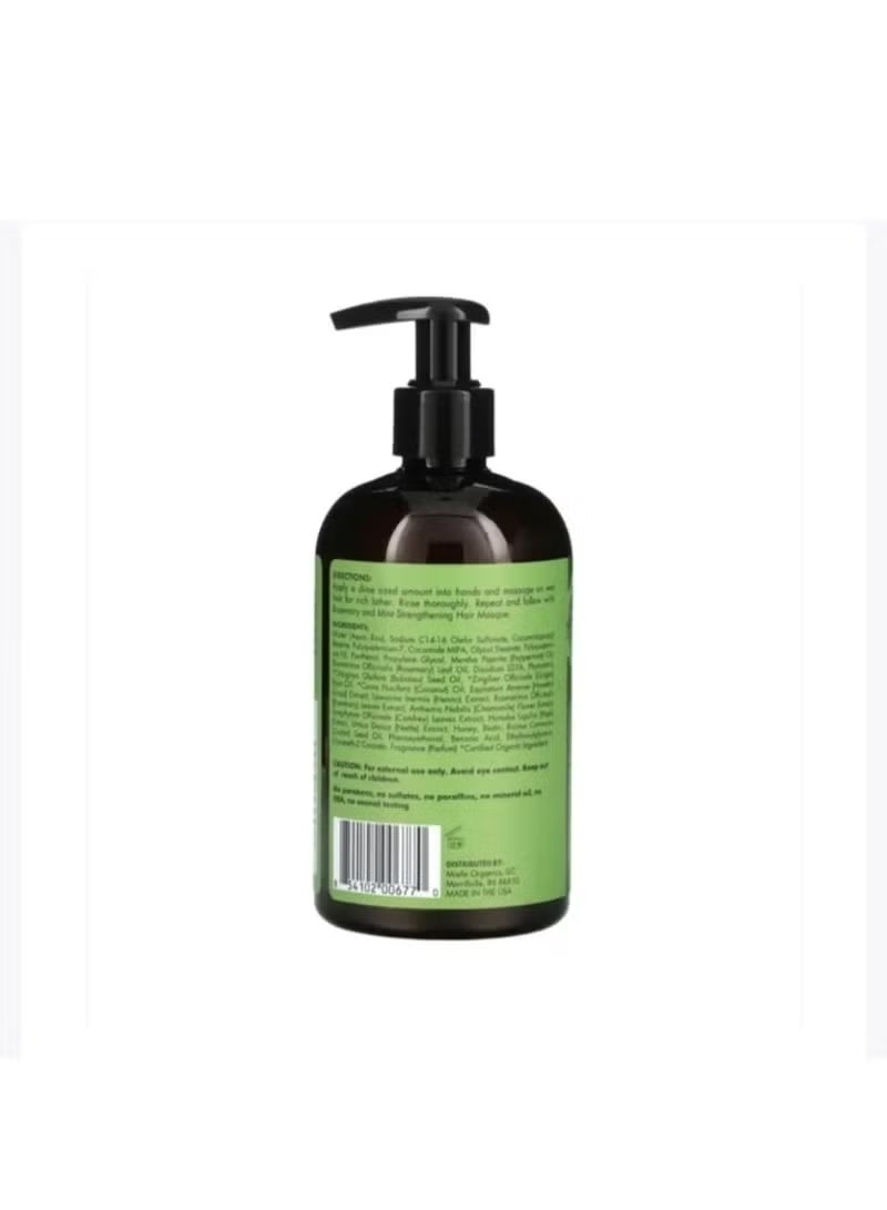 meille Rosemary And Mint Strengthening Shampoo 355ml - Image 2