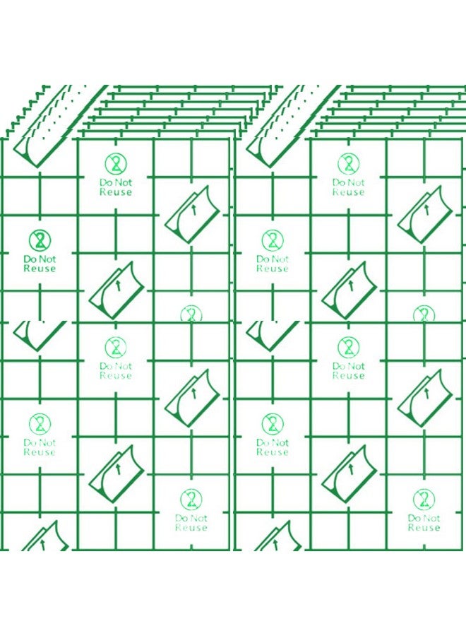 لابوهي لوحة مكياج يدوية مكونة من 250 قطعة، لوحات شفافة لاصقة للاستخدام مرة واحدة للمكياج والمقاومة للماء، لوحة مكياج فنية للنساء للاستخدام اليومي (2.36 × 2.36 بوصة) - Image 1