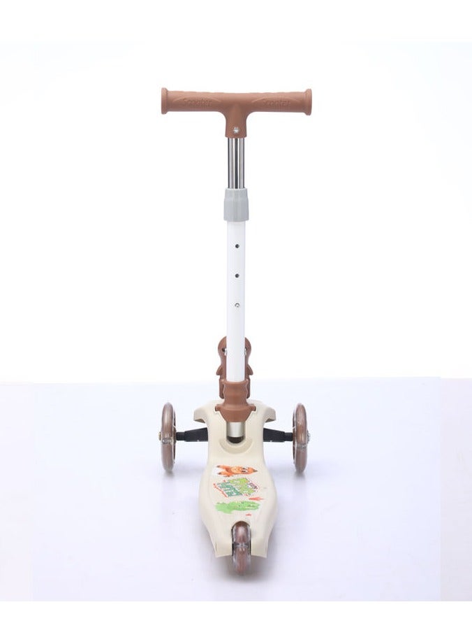 Scooter  Kids 3-Wheel Animal Scooter with LED Wheels – Adjustable Height & Safe Ride for Toddlers and Children - Image 2