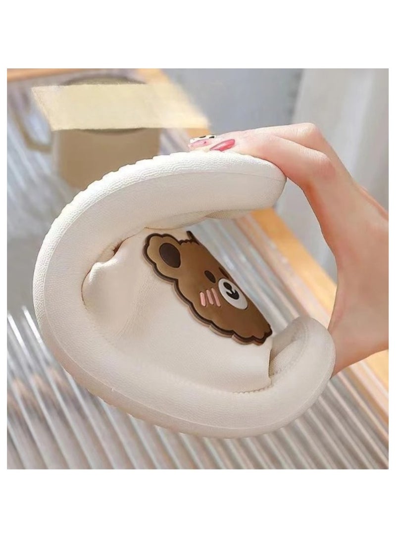 Huitich Cool Slippers Women Summer Home Bathroom Bath Silent Non-slip Cute Slippers 36-37 - Image 4