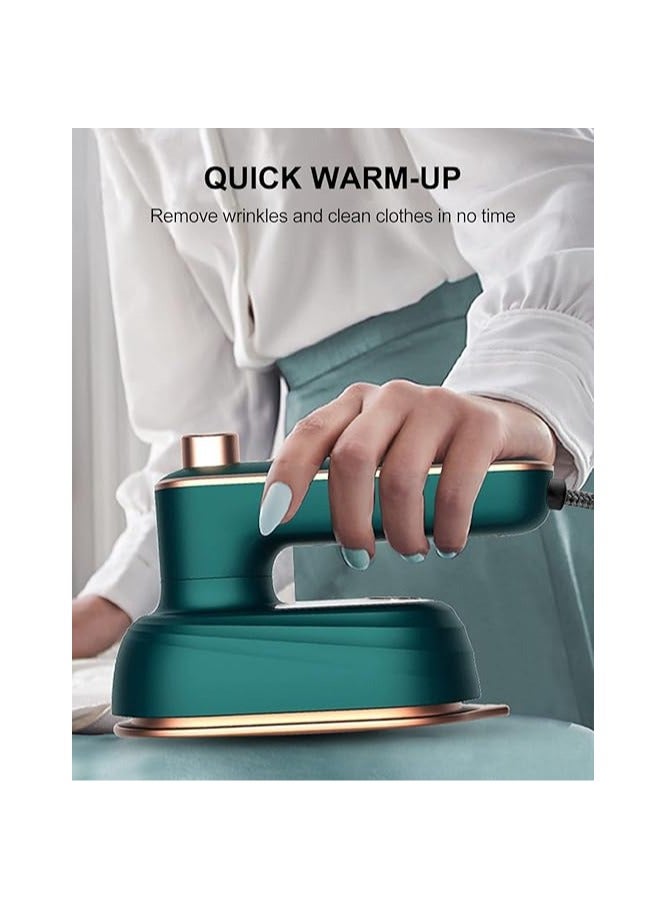 Mini Ironing Machine Handheld Can Be Rotated 180 Degrees, Travel Iron for Clothes, Professional Household Fast Heating Wired Small Electric Iron, Portable Heat Press Clothing Iron Machine - Image 5