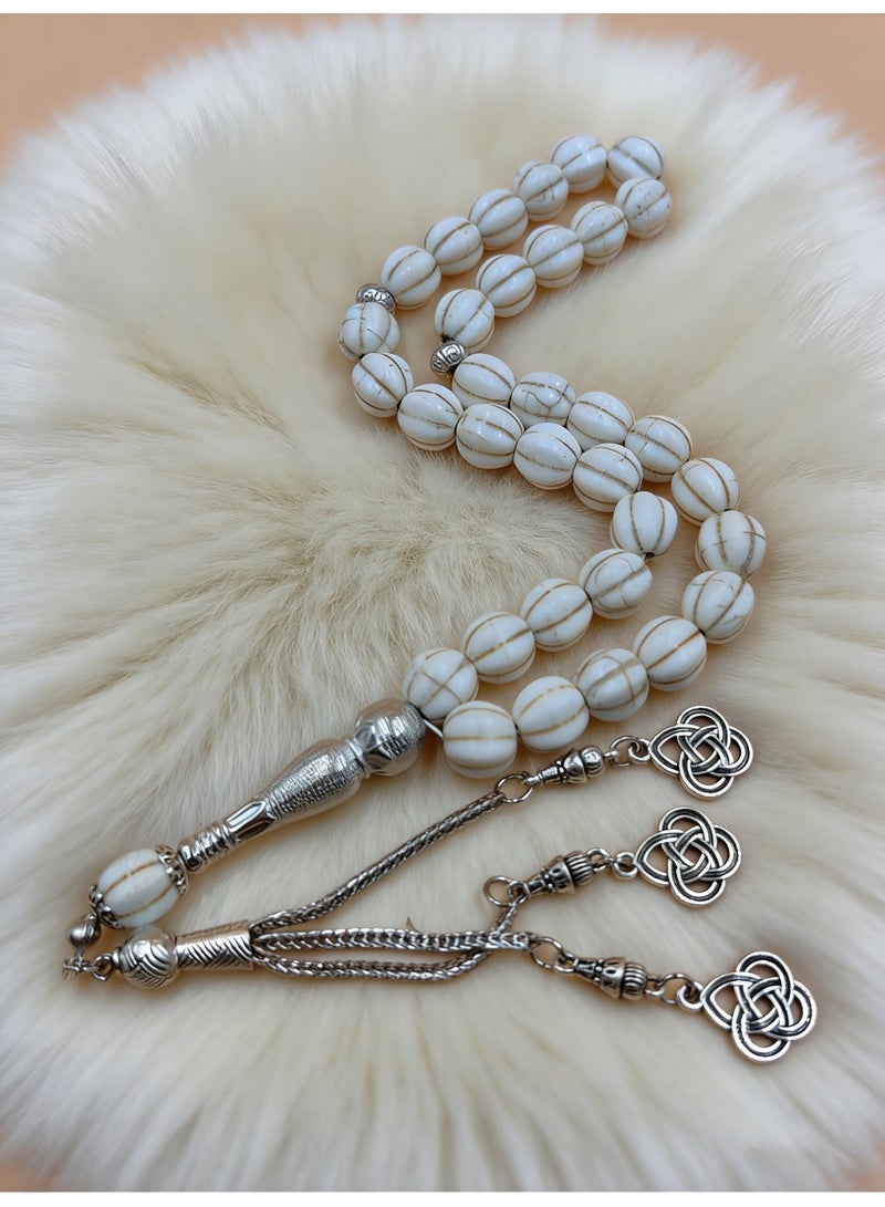 عام 33 سبحة صلاة من الحجر الصناعي/ta S مغلقة/10 مم - Image 5