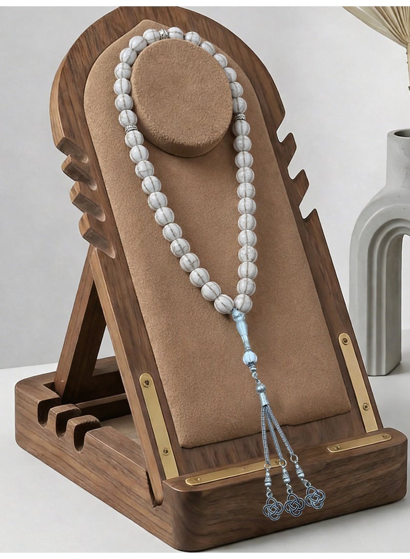 عام 33 سبحة صلاة من الحجر الصناعي/ta S مغلقة/10 مم - Image 2